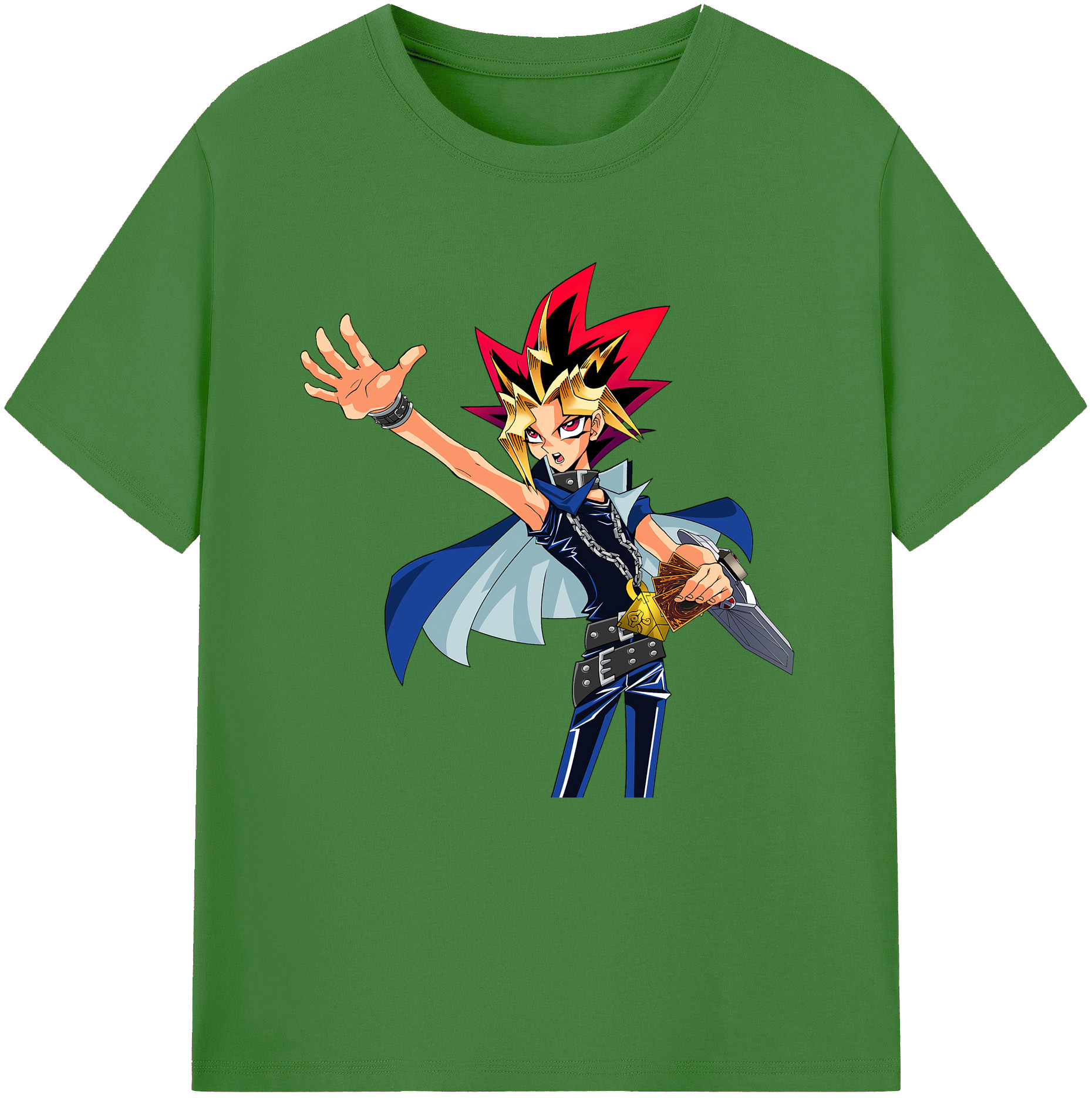 （画像用） 遊☆戯☆王 Yu-Gi-Oh! レディースカジュアルプリントTシャツ（綿100％）